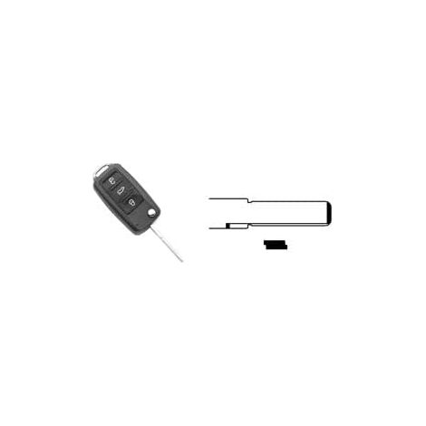 Guscio Chiave Auto Volkswagen HU66BRS8 Silca Pulsanti 3