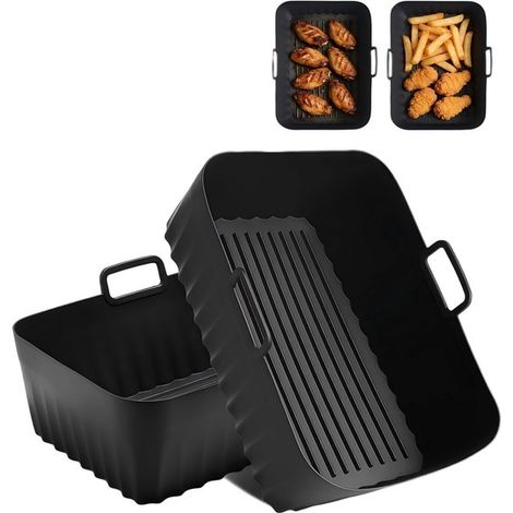 Teglia da forno in silicone 5,2 l 15 x 19,5 x 8 cm Adatta per Ninja AF500UK Teglia rettangolare per biscotti Teglia per torte/pane Accessorio da forno in silicone (1/5)