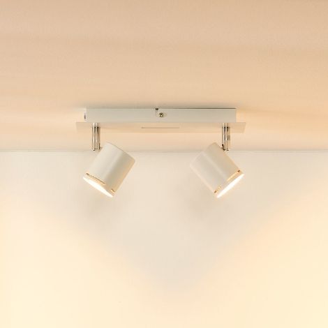 Lucide RILOU - Deckenstrahler - LED Dim. - GU10 - 2x5W 3000K - Weiß (1/5)