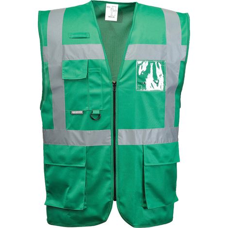Iona Gilet Executive couleur : Vert bouteille taille XXL - PORTWEST