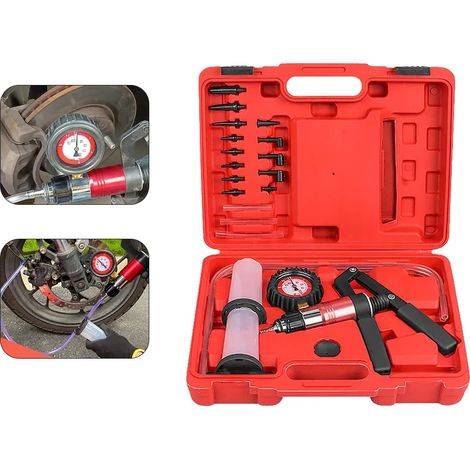 Vakuumpumpenprüfer, langlebiger Kunststoff, kompaktes Design, Adapter für verschiedene Fahrzeugmodelle, Vakuumbereich bis zu 15 Zoll Hg, Überdruck (1/5)