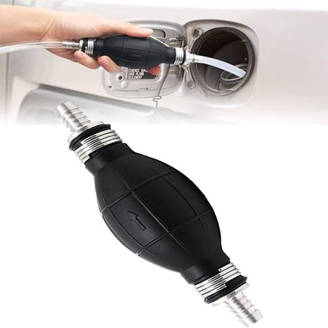 Pompe manuelle à essence, pompe à essence pour jerricane, pompe de transvasement multifonctionnelle, pompe à main, diesel, matériau en caoutchouc, convient pour essence, diesel, eau (1/5)