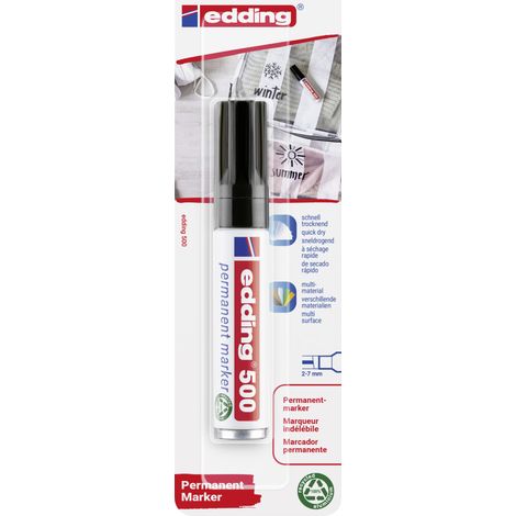 edding 500 permanent marker schwarz 2 - 7 mm Marker