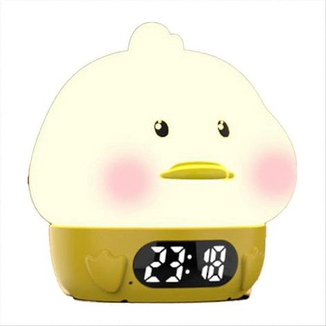 Réveil lumineux pour enfants - Veilleuse canard, affichage de la température (1/5)