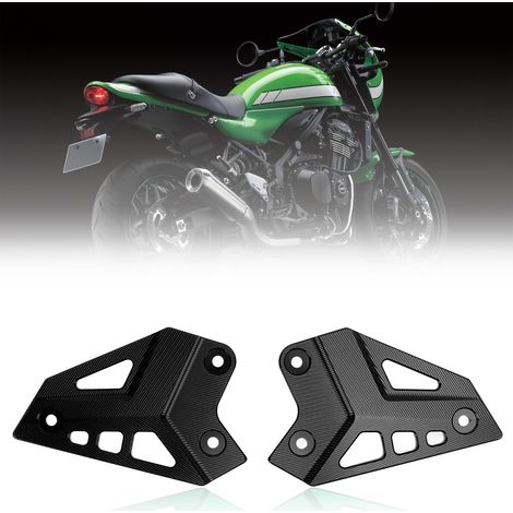 Panneau de garniture de repose-pieds arrière de moto, KAWASAKI Z900, 2017-2021, noir. (1/5)