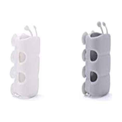 Zweiteiliges Set: Handbrausehalter, universell verstellbarer Duschkopfhalter, Silikon-Saugnapf für Badezimmer (1/5)
