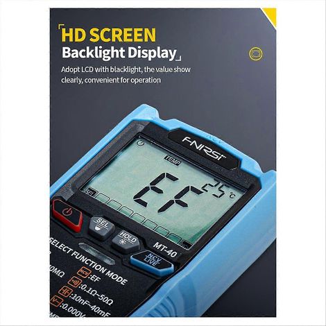 Multimètre intelligent MT-40, spécial électricien, avec fonction vocale (1/5)