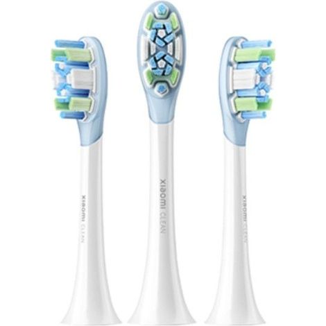Testine per spazzolini da denti - XIAOMI - Clean - Confezione da 3 - Bianco - Compatibile con spazzolino elettrico