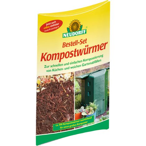 NEUDORFF® Bestell-Set Kompostwürmer für ca. 500 Würmer