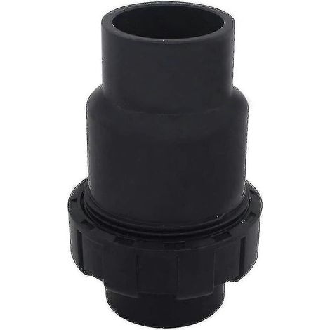 Clapet anti-retour à bille 40 mm en PVC, pour piscine (diamètre intérieur 40 mm), noir (1/3)