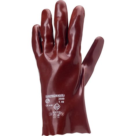 Pack mit 10 Paar Baumwollhandschuhen EUROCHEM 3510 GrÃ¶ÃŸe 9 (1/3)