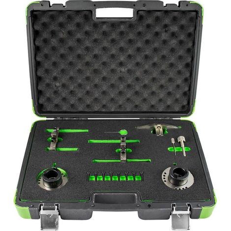 Attrezzo calaggio motore JBM engine timing tool set materiali qualità custodia