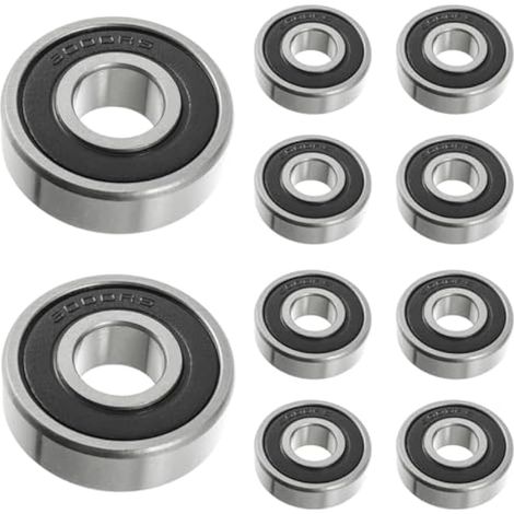 10 Pcs 6000 2RS Roulements à Billes 10 x 26 x 8 mm (1/5)