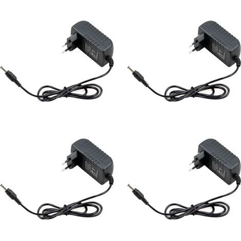 4 ALIMENTATIONS CAMERA TRANSFORMATEUR INTERRUPTEUR TRIMMERS 220V-12V 1A AMPERES (1/4)