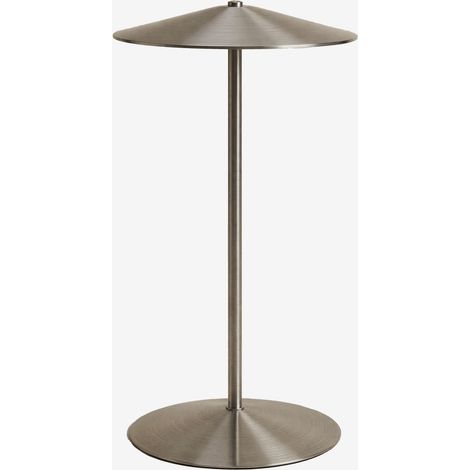 SKLUM Kabellose LED-Tischlampe aus Eisen Emilein Gebürstetes Grau (1/5)