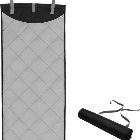 Alfombrilla de planchado 2 en 1, resistente al calor, para colgar y planchar, vaporizador vertical para ropa colgada. (1/5)