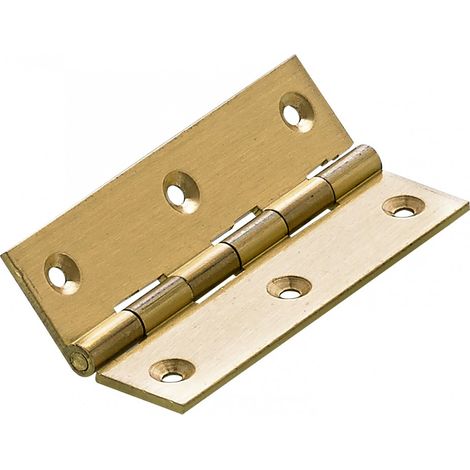 Set mit 2 Universalscharnieren aus Messing für Möbel, L.70 x B.40 mm HETTICH