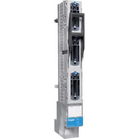 Interruttore sezionatore con fusibile NH00 3P, tipo a gancio, interasse 60 mm, terminale M8LVS0060SPX