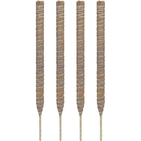 Poteau de support pour plantes en mousse et fibre de coco - Tuteurs d'escalade - Extension pliable pour plantes grimpantes Monstera d'intérieur (1/3)
