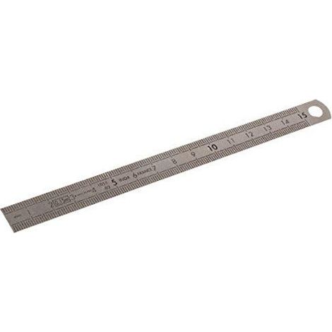 Facom Regla flexible de acero inoxidable 2 caras 150 mm