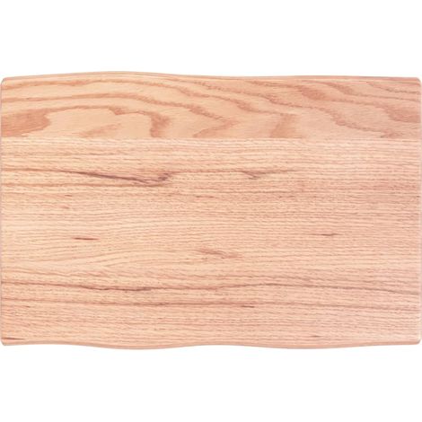 Dessus de table  Dessus de bureau  Plateau de table bois chêne massif traité bordure assortie