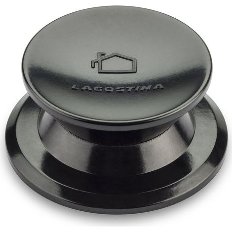 Bouton de Porte de Rechange en Plastique Noir Misura 3 (1/2)