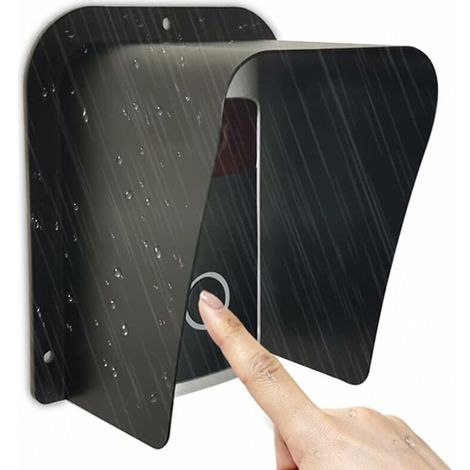 Housse de sonnette étanche, coque étanche pour contrôle d'accès de porte, housse de protection en métal/pluie/poussière/soleil durable, housse de caméra de sonnette pour sonnette vidéo sans fil