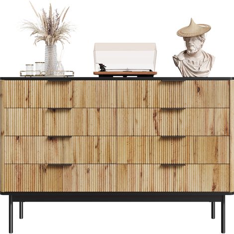 Aparadores modernos, vitrinas, armarios de almacenamiento, cómoda, aptos para salón/comedor/recibidor, 120 x 39,5 x 80 cm (ancho/alto/profundidad)