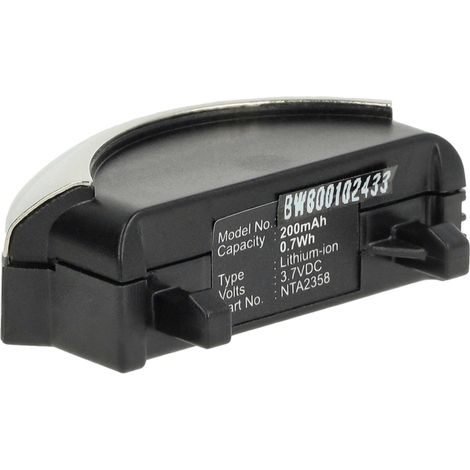 Vhbw – Battery for Bose QC-3, QC3, QuietComfort 3 – 200 mAh Li-Ion – 3.7 V – High capacity for wireless headphones (1/4)
