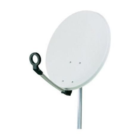 Parabole - LISTO - 60 cm - Tête Twin - Réception numérique - Fixation murale - Design classique