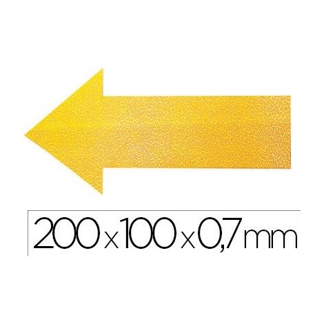 Durable 170504 Stellplatzmarkierung Form -Pfeil- Signal-Gelb 10 St. (L x B x H) 200 x 100 x 0.7 mm