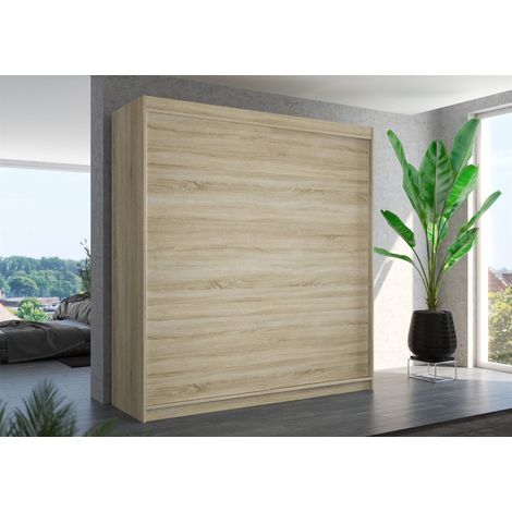 Schiebetürenschrank Schrank Nr.425 in Sonoma matt 200x215x58 cm (1/3)