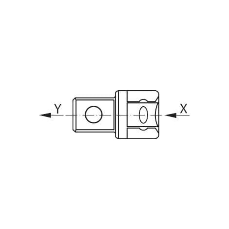 Lente di ingrandimento 569, motore 3/4 di pollice, trasmissione 1 pollice, lunghezza 60 mm (1/2)