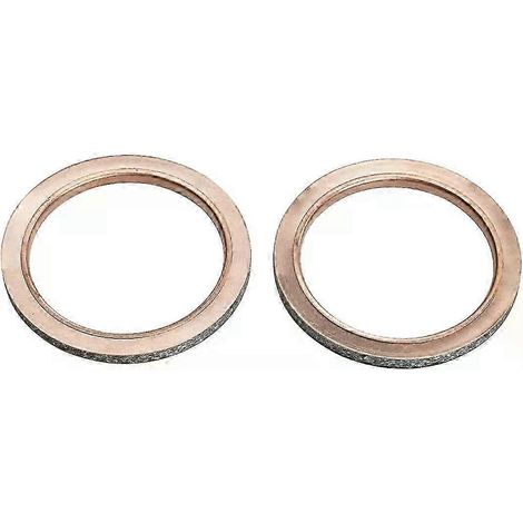 Deux joints de tuyau d'échappement de 55423,5 mm compatibles avec YXF1000 2024, XV920R, Seca 81-82, XV1600, Road Star 99-03, XV1700 02-14 et XVS1300 07-17. (1/5)