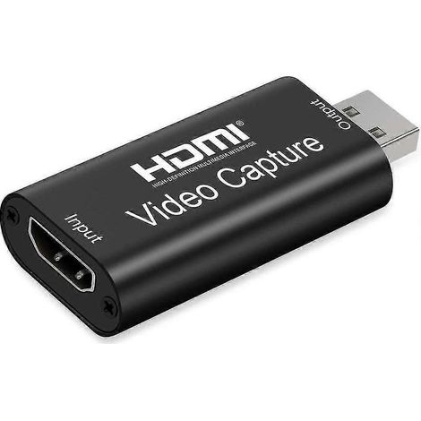 Carte d'acquisition HDMI USB pour la diffusion en direct de vidéos et d'audio haute définition 4K 1080p à partir d'appareils photo reflex numériques et de webcams. (1/3)