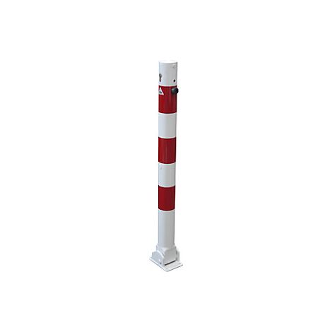 Schake  Paletto di sbarramento  Ø 76 mm  bianco / rosso 