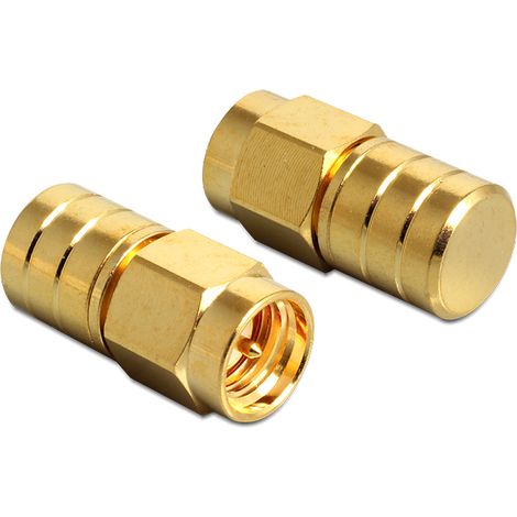 Delock sma plug terminator dc short circuit 37,50 ohm