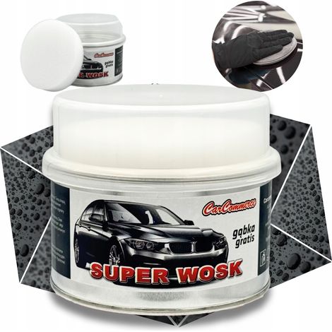 Cera dura para pintura de carrocería, brillo intenso. (1/5)