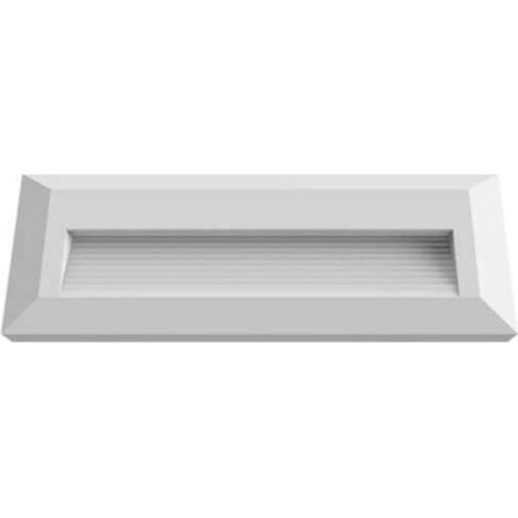 Balise LED en Saillie Rectangle 3W 220V 65° IP65 pour Escaliers - Blanc Chaud / Blanc - SILUMEN