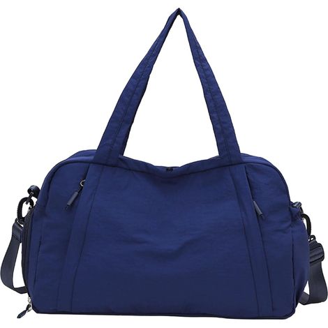 Sac de sport multifonction résistant à l'eau avec compartiment ventilé pour chaussures de course à pied en tissu Oxford, bleu, Beauté de masse (1/5)