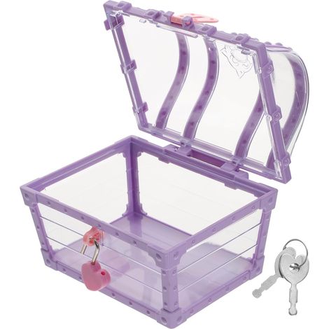 Plastique Petit Coffre au Trésor pour Garçon et Filles (1/5)
