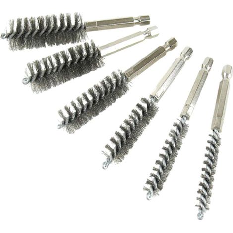 Brosse Métallique Torsadée 6 tailles – 8 10 12 15 17 19mm (1/4)