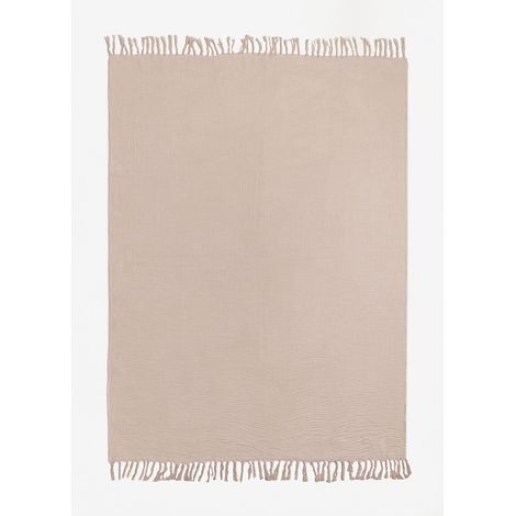 Coperta a quadri in chiffon di cotone (185x125 cm) Eloi SKLUM