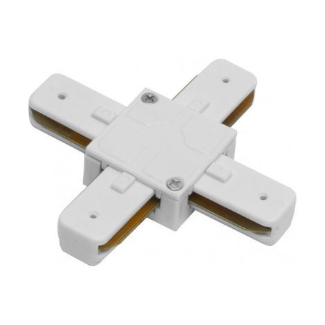 Connettore in x pindal  bianco 2 fili 1,5x9,5x9,5 cm