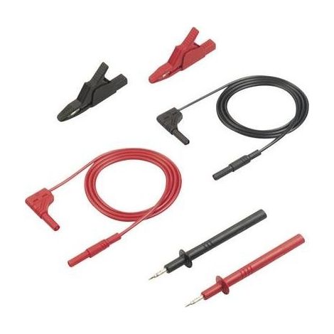 sks hirschmann MMS 2020 cable de prueba negro rojo 1 metro