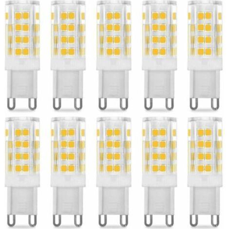 Ampoule LED G9 5W, Equivalent 40W , Blanc Chaud 3000k, 220-240V, 360° angle de faisceau, Pack de 10 (1/4)
