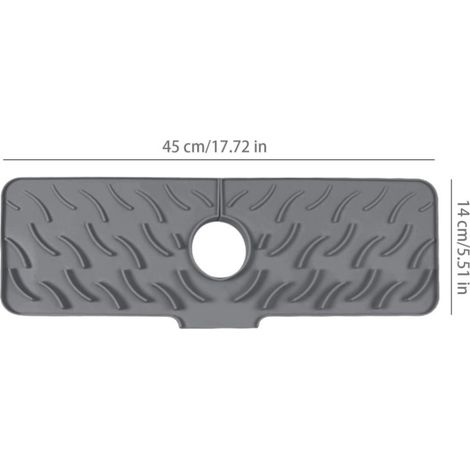 Tapis de robinet à drainage en silicone (1/5)