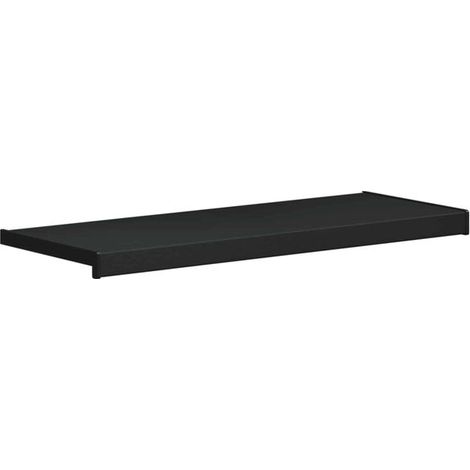 Appuis de fenêtre imitation bois noir, 60 x 35 x 4,5 cm, en PVC. (1/5)