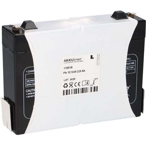 Blei Akku passend für Criticon Dinamap 8100XL – 12 V 2,8 Ah (1/5)