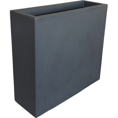 CASSETTA FIORIERA ALTA 85CM ANTRACITE "FENICE"